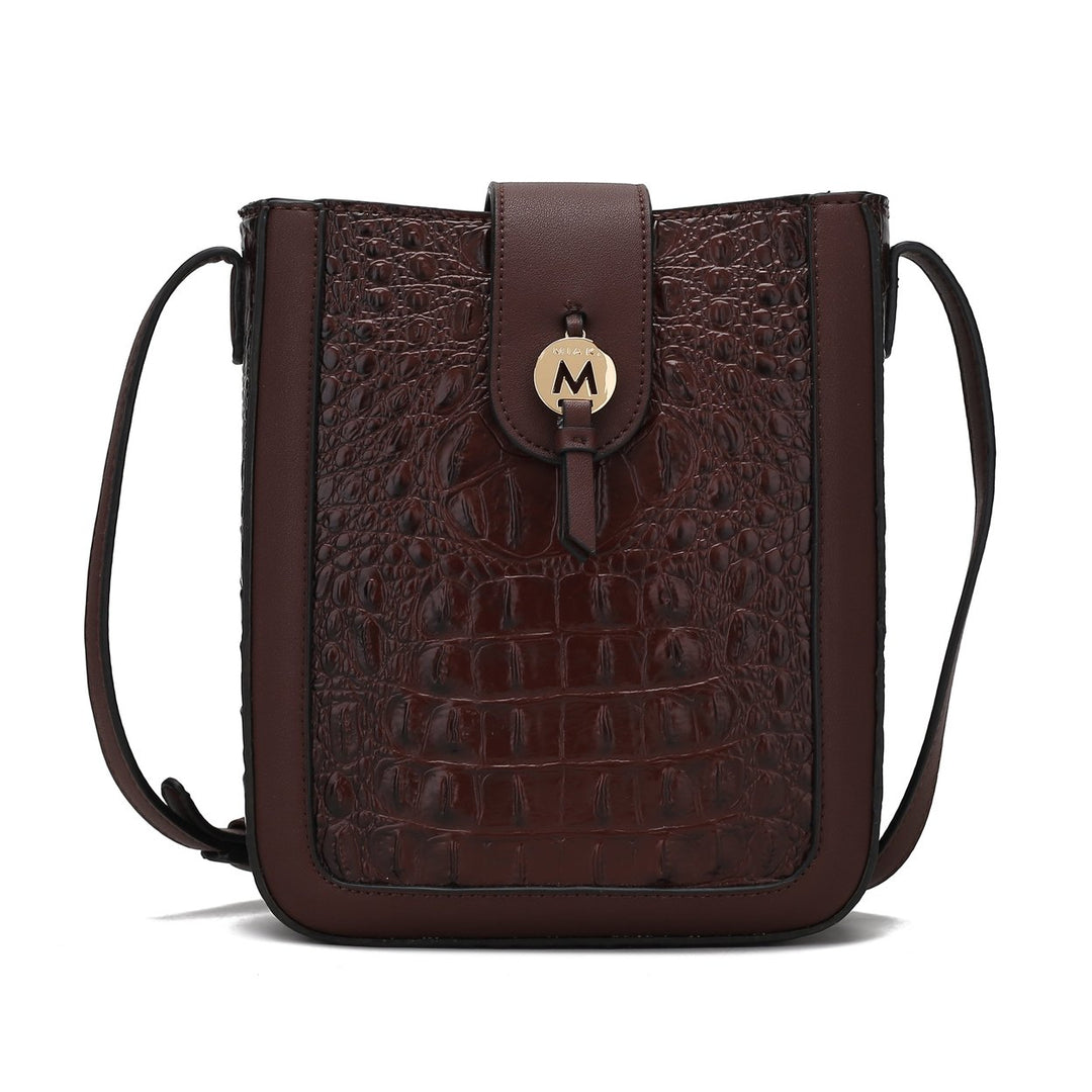 MKFCollection Molly Crossbody Bag - Vegan Leather Designer Handbag Image 1