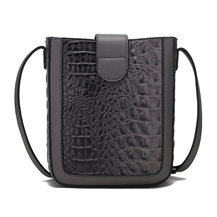 MKFCollection Molly Crossbody Bag - Vegan Leather Designer Handbag Image 12