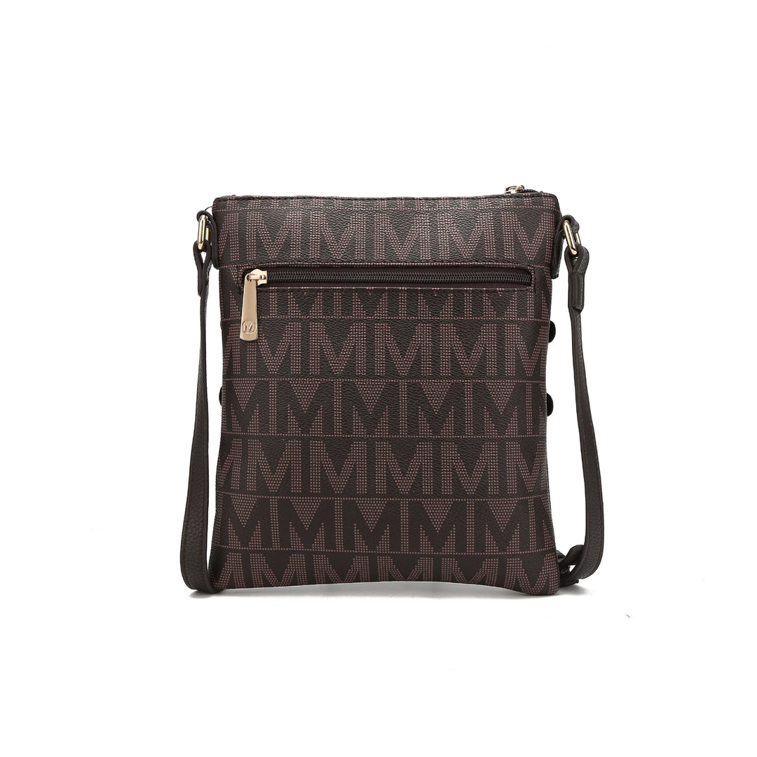 MKFCollection Mya Signature Crossbody Bag - Vegan Leather Designer Handbag Image 3