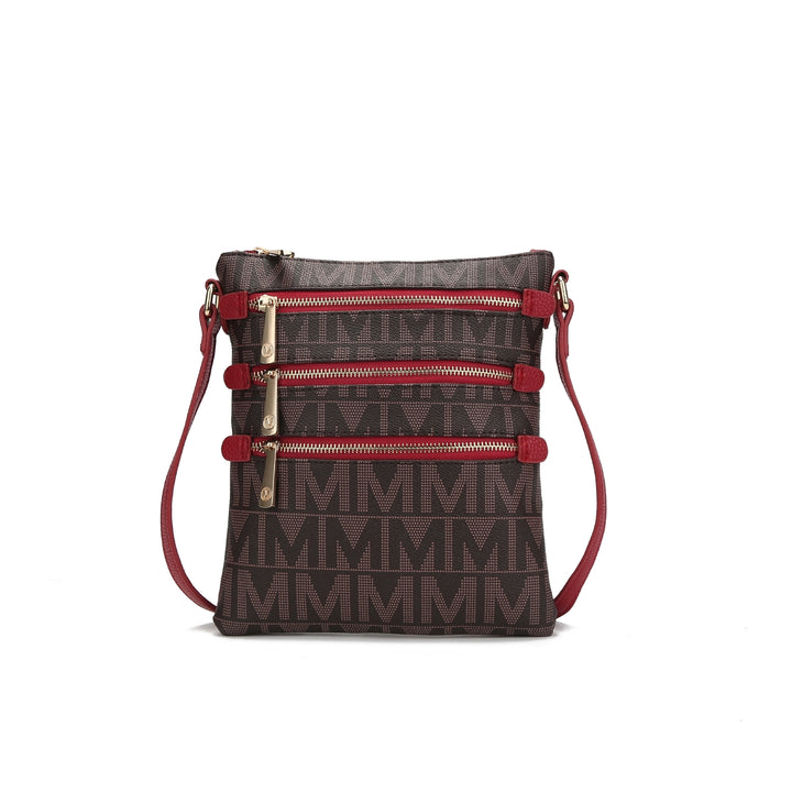 MKFCollection Mya Signature Crossbody Bag - Vegan Leather Designer Handbag Image 4