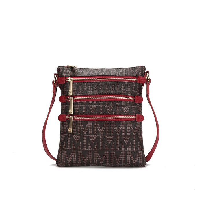 MKFCollection Mya Signature Crossbody Bag - Vegan Leather Designer Handbag Image 1