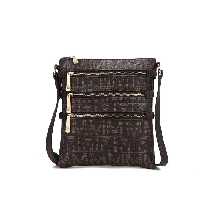 MKFCollection Mya Signature Crossbody Bag - Vegan Leather Designer Handbag Image 1