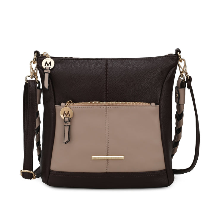 MKFCollection Nala Shoulder Bag - Vegan Leather Designer Handbag Image 3