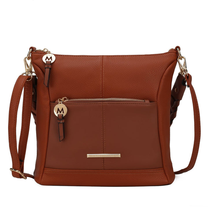 MKFCollection Nala Shoulder Bag - Vegan Leather Designer Handbag Image 4