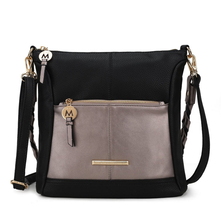 MKFCollection Nala Shoulder Bag - Vegan Leather Designer Handbag Image 8