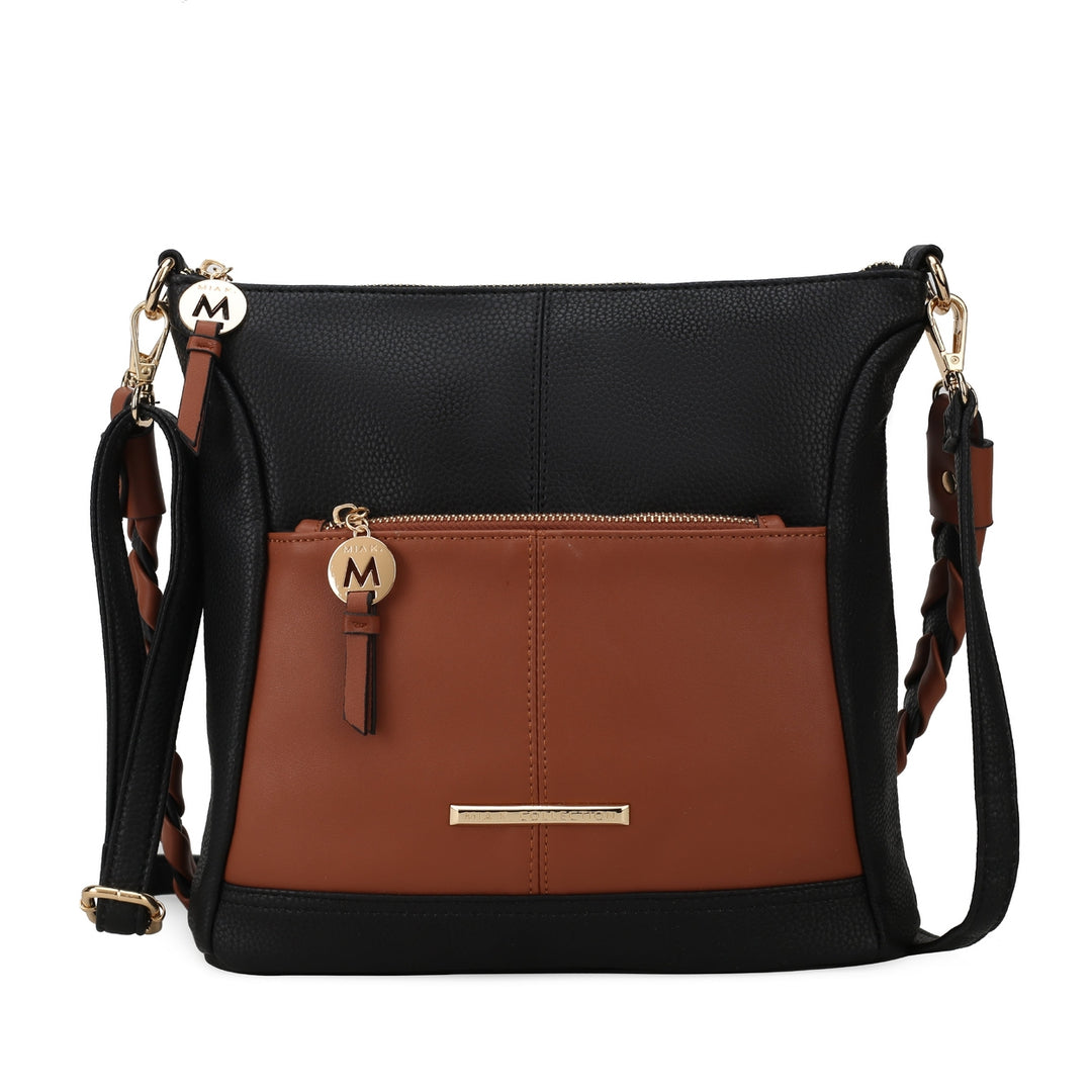 MKFCollection Nala Shoulder Bag - Vegan Leather Designer Handbag Image 11