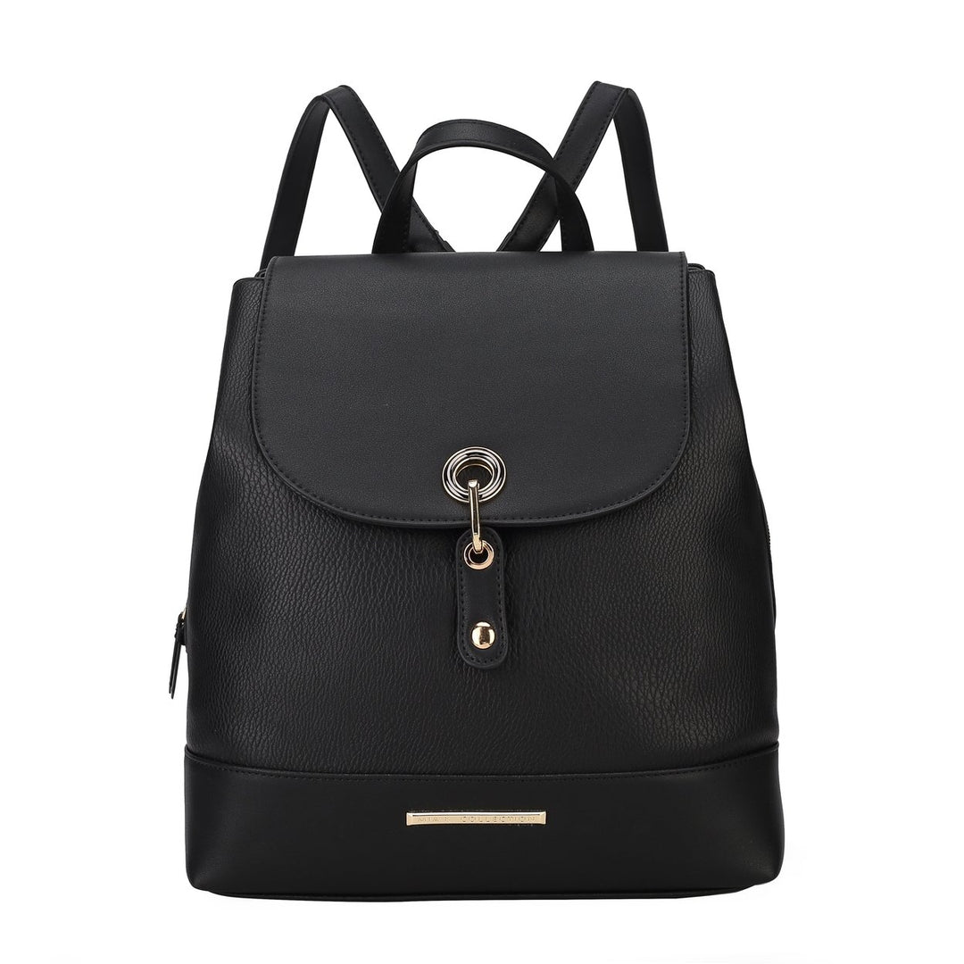 MKFCollection Laura Backpack - Vegan Leather Designer Handbag Image 2