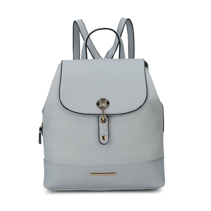 MKFCollection Laura Backpack - Vegan Leather Designer Handbag Image 4