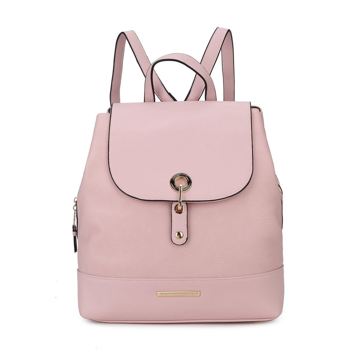 MKFCollection Laura Backpack - Vegan Leather Designer Handbag Image 6