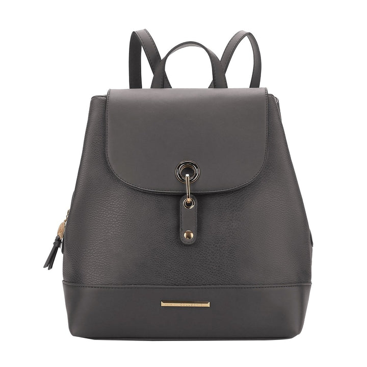 MKFCollection Laura Backpack - Vegan Leather Designer Handbag Image 12