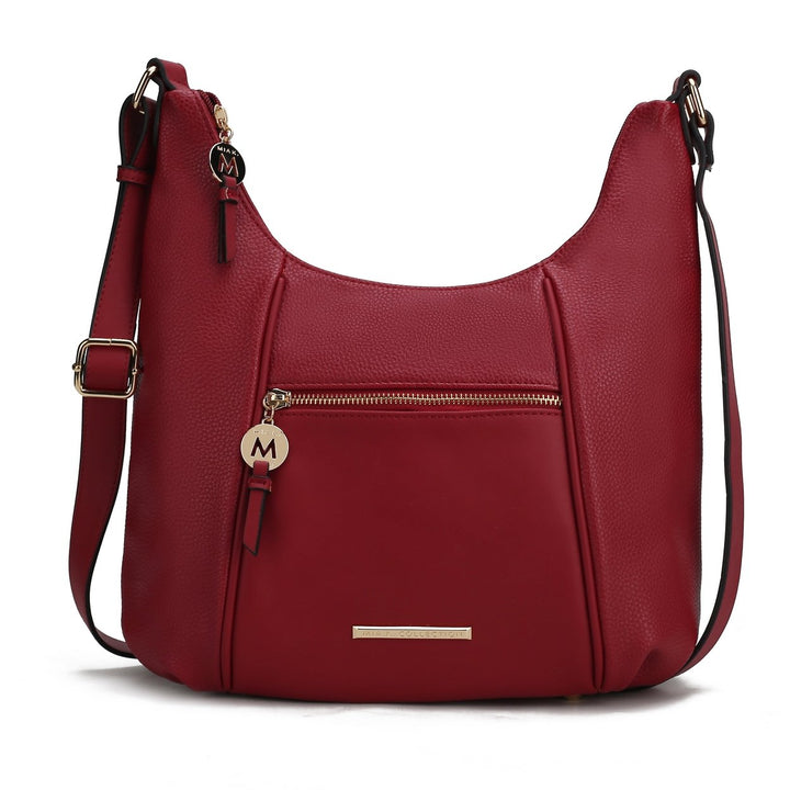 MKFCollection Lavinia Shoulder Bag - Vegan Leather Designer Handbag Image 1