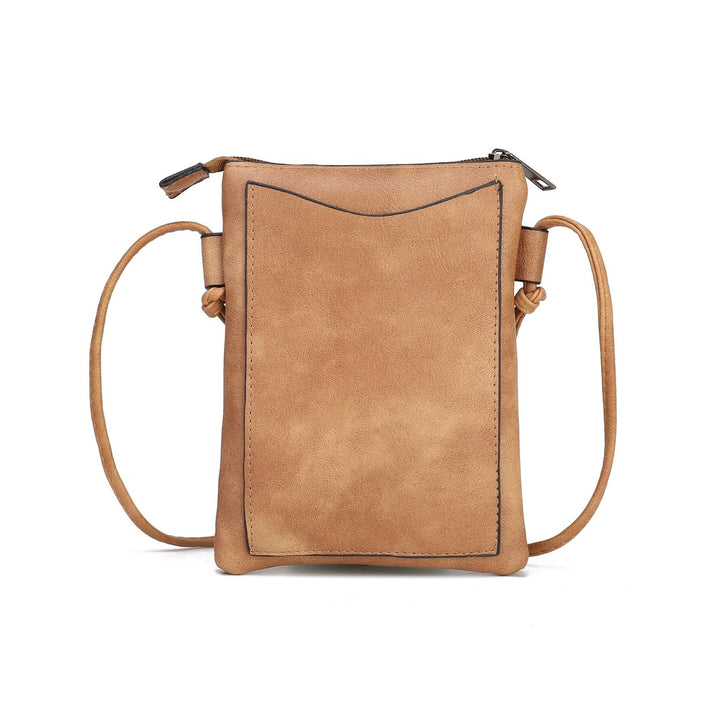 MKFCollection Leysha Crossbody Bag - Vegan Leather Designer Handbag Image 3