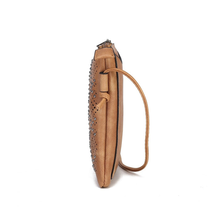 MKFCollection Leysha Crossbody Bag - Vegan Leather Designer Handbag Image 4