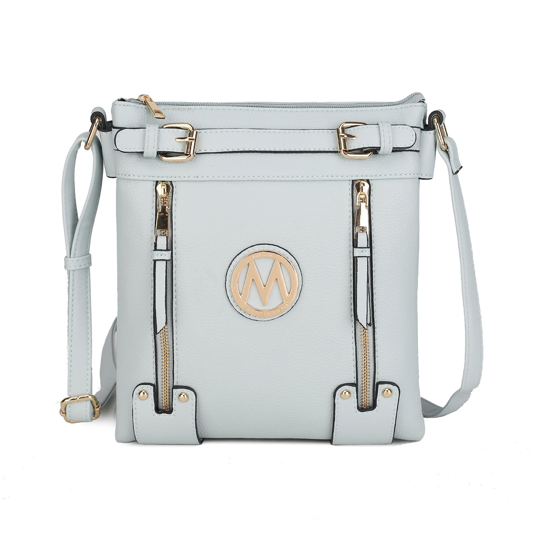 MKFCollection Lilian Crossbody Bag - Vegan Leather Designer Handbag Image 4