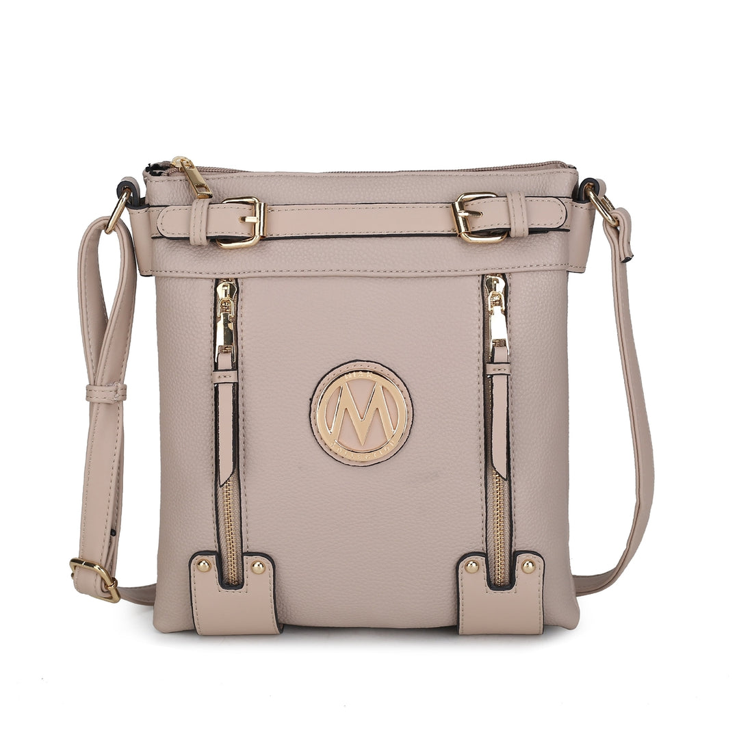 MKFCollection Lilian Crossbody Bag - Vegan Leather Designer Handbag Image 12