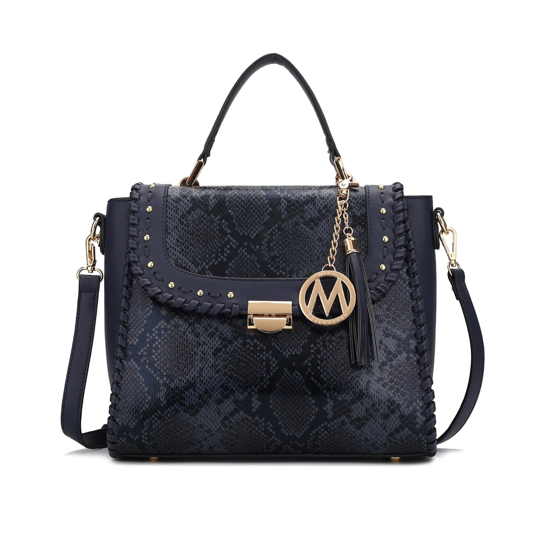 MKFCollection Lilli Shoulder Bag - Vegan Leather Designer Handbag Image 9