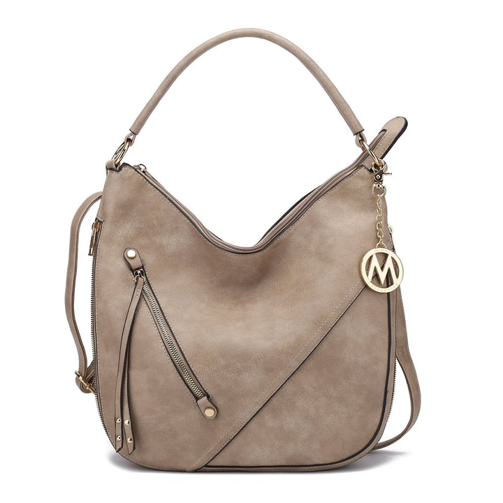 MKFCollection Lisanna Hobo - Vegan Leather Designer Handbag Image 2