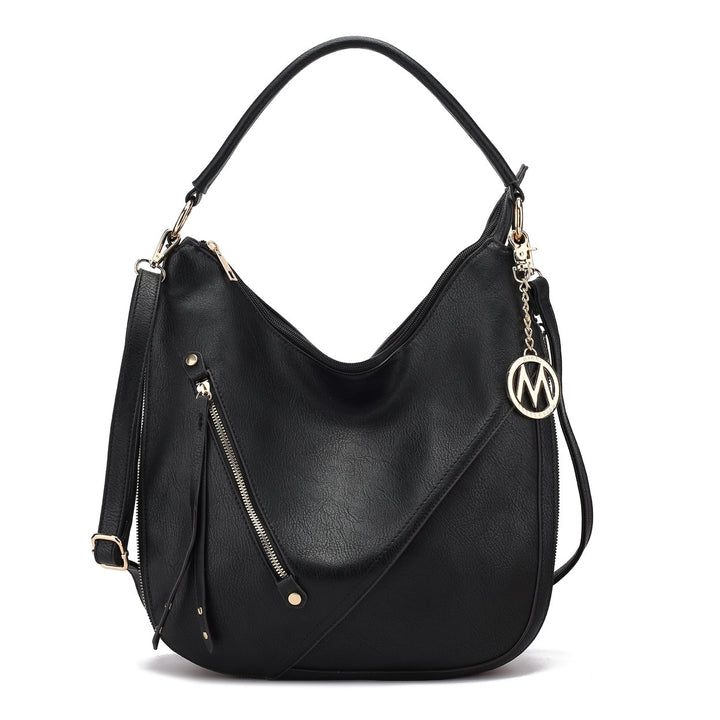 MKFCollection Lisanna Hobo - Vegan Leather Designer Handbag Image 3