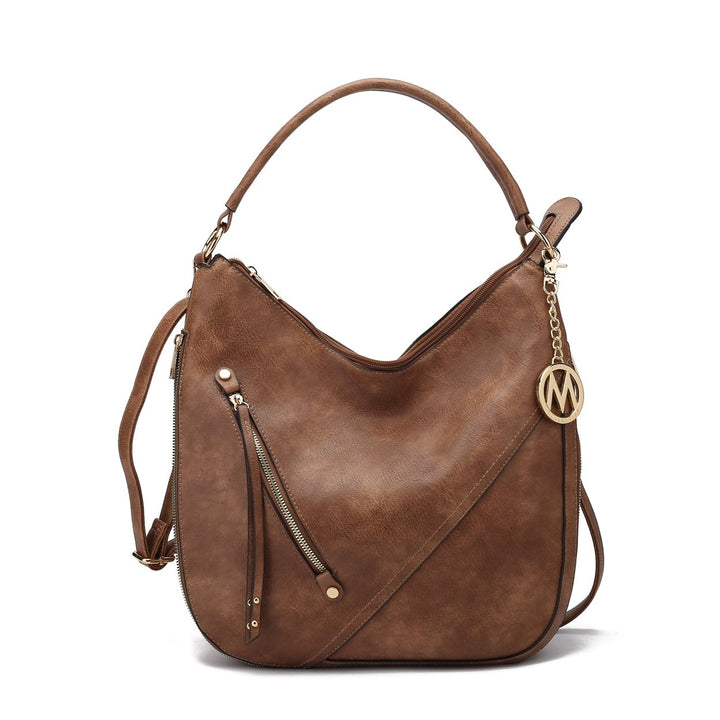 MKFCollection Lisanna Hobo - Vegan Leather Designer Handbag Image 7