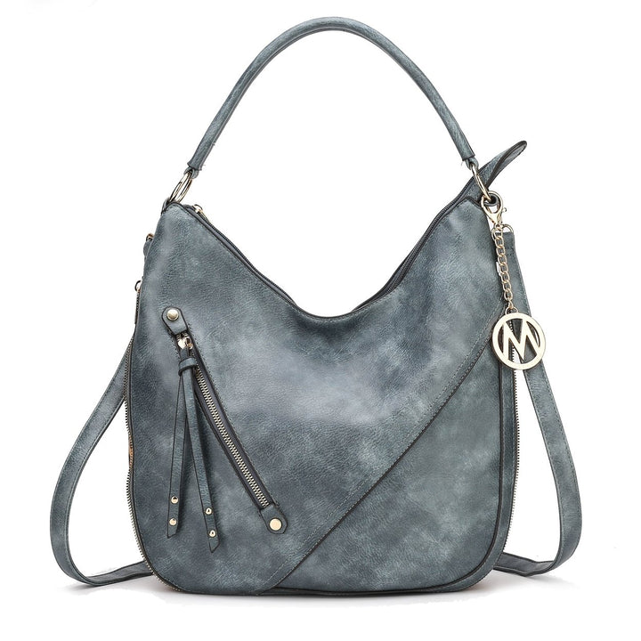 MKFCollection Lisanna Hobo - Vegan Leather Designer Handbag Image 9