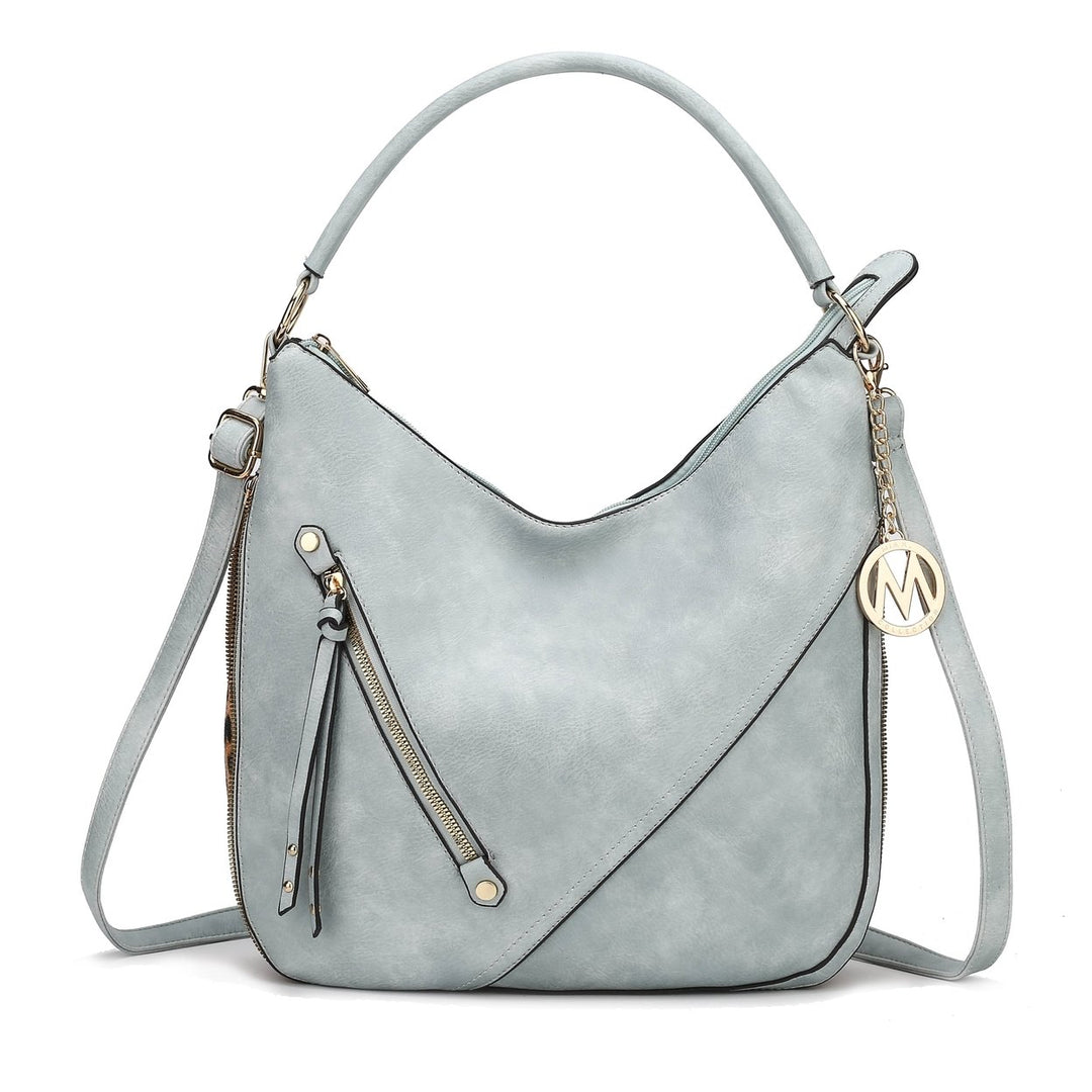 MKFCollection Lisanna Hobo - Vegan Leather Designer Handbag Image 10