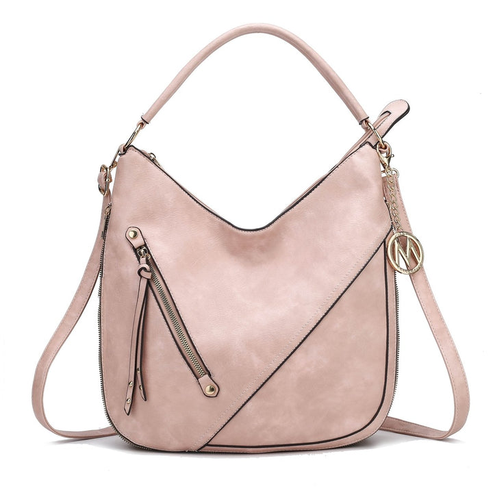 MKFCollection Lisanna Hobo - Vegan Leather Designer Handbag Image 11