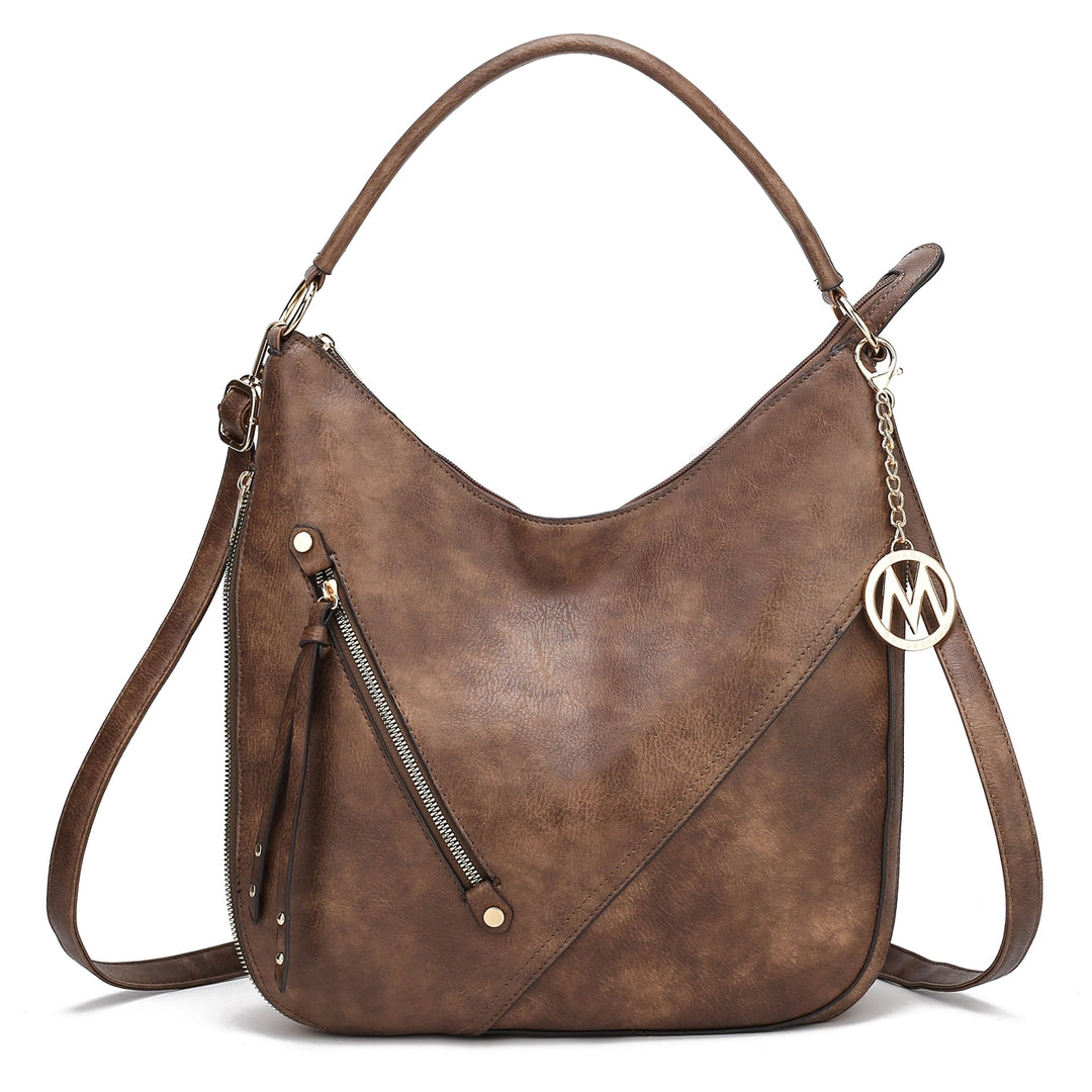 MKFCollection Lisanna Hobo - Vegan Leather Designer Handbag Image 12