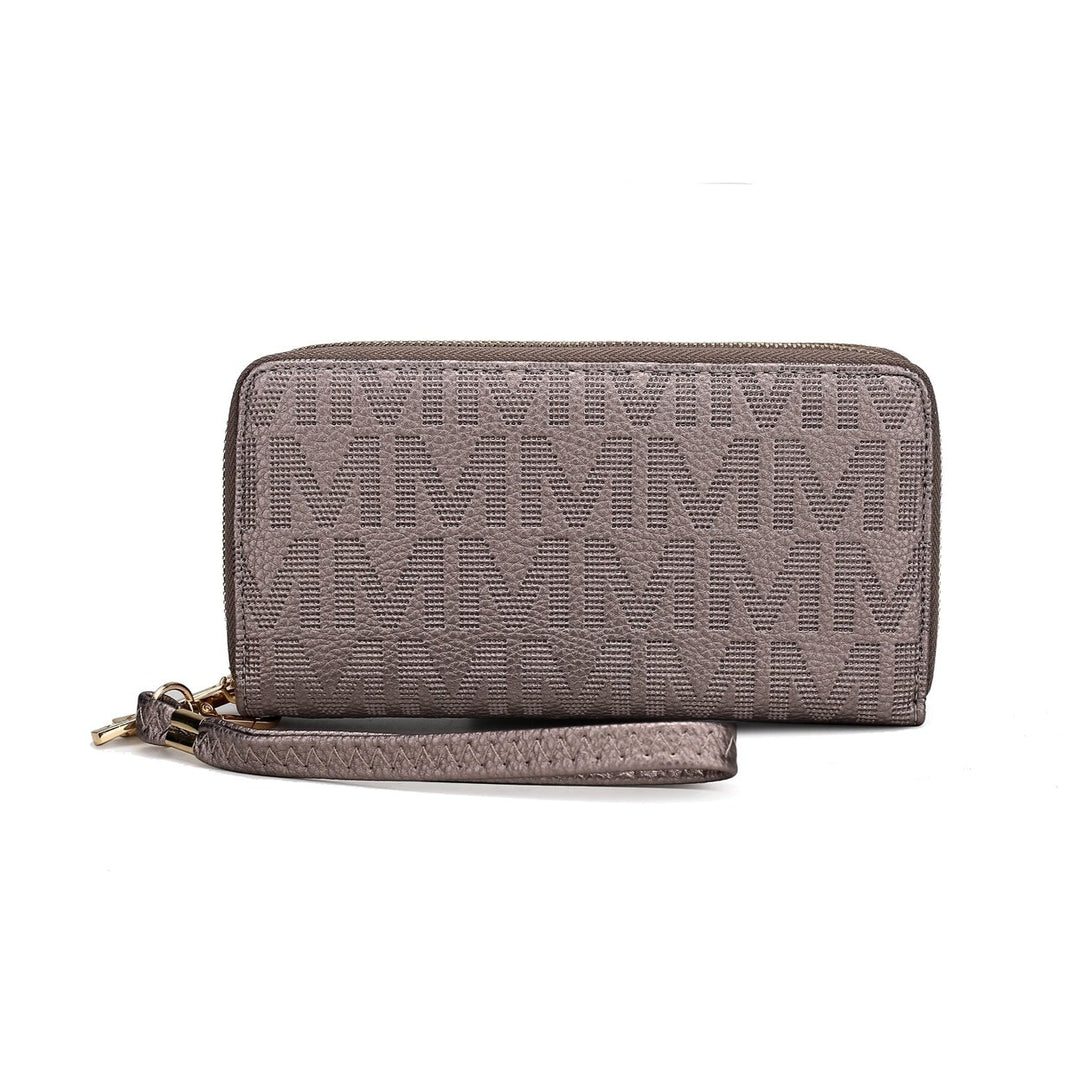 MKFCollection Lisbette Signature Wallet - Vegan Leather Designer Handbag Image 7