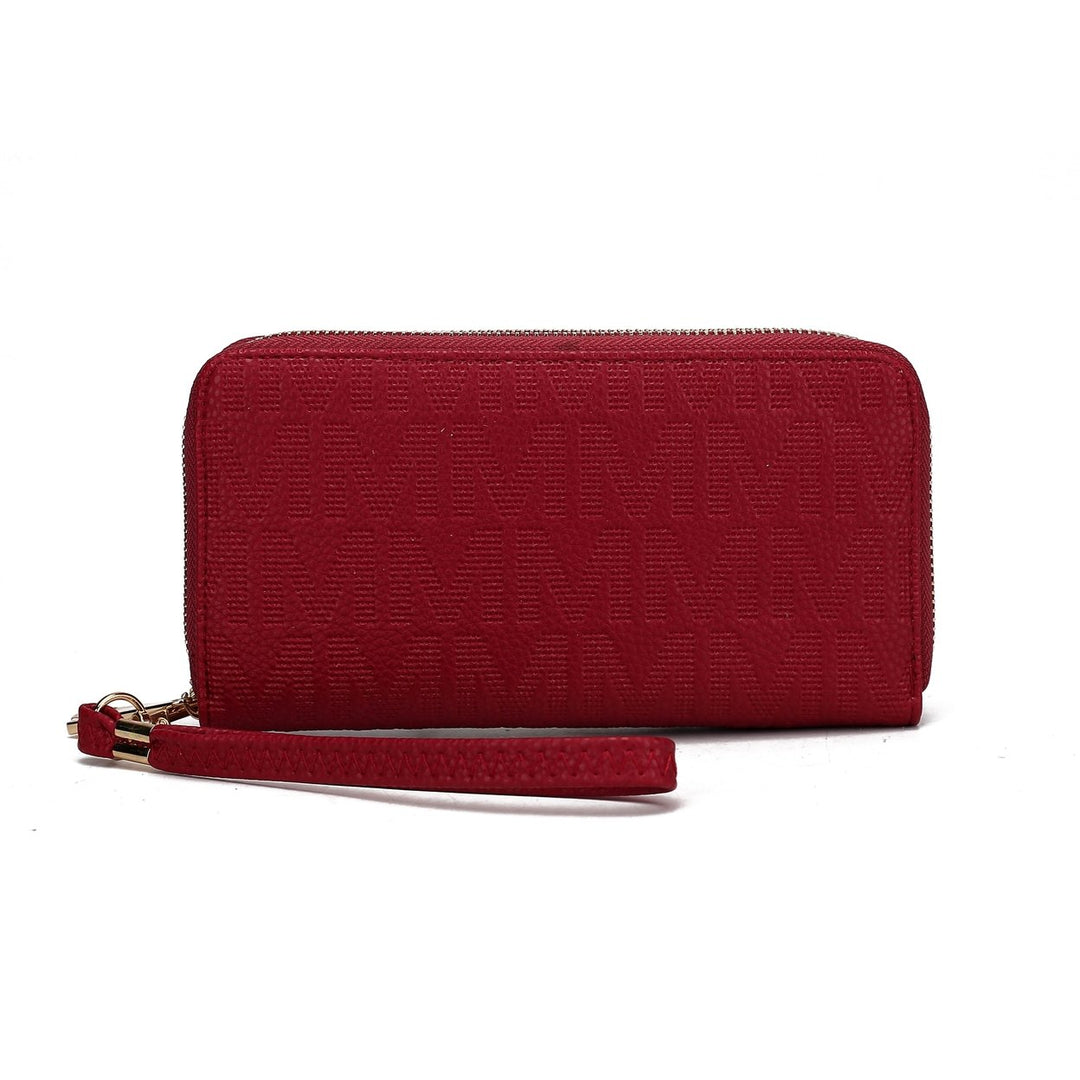 MKFCollection Lisbette Signature Wallet - Vegan Leather Designer Handbag Image 8