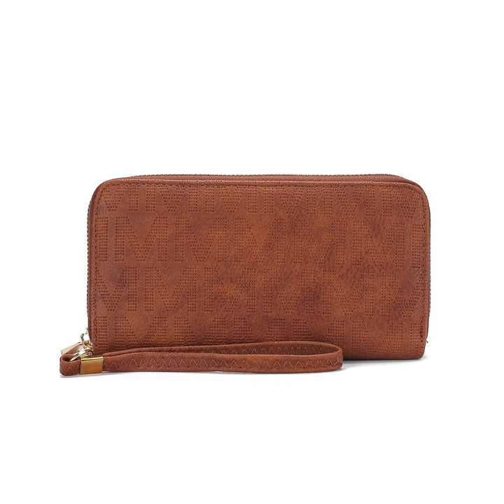 MKFCollection Lisbette Signature Wallet - Vegan Leather Designer Handbag Image 11