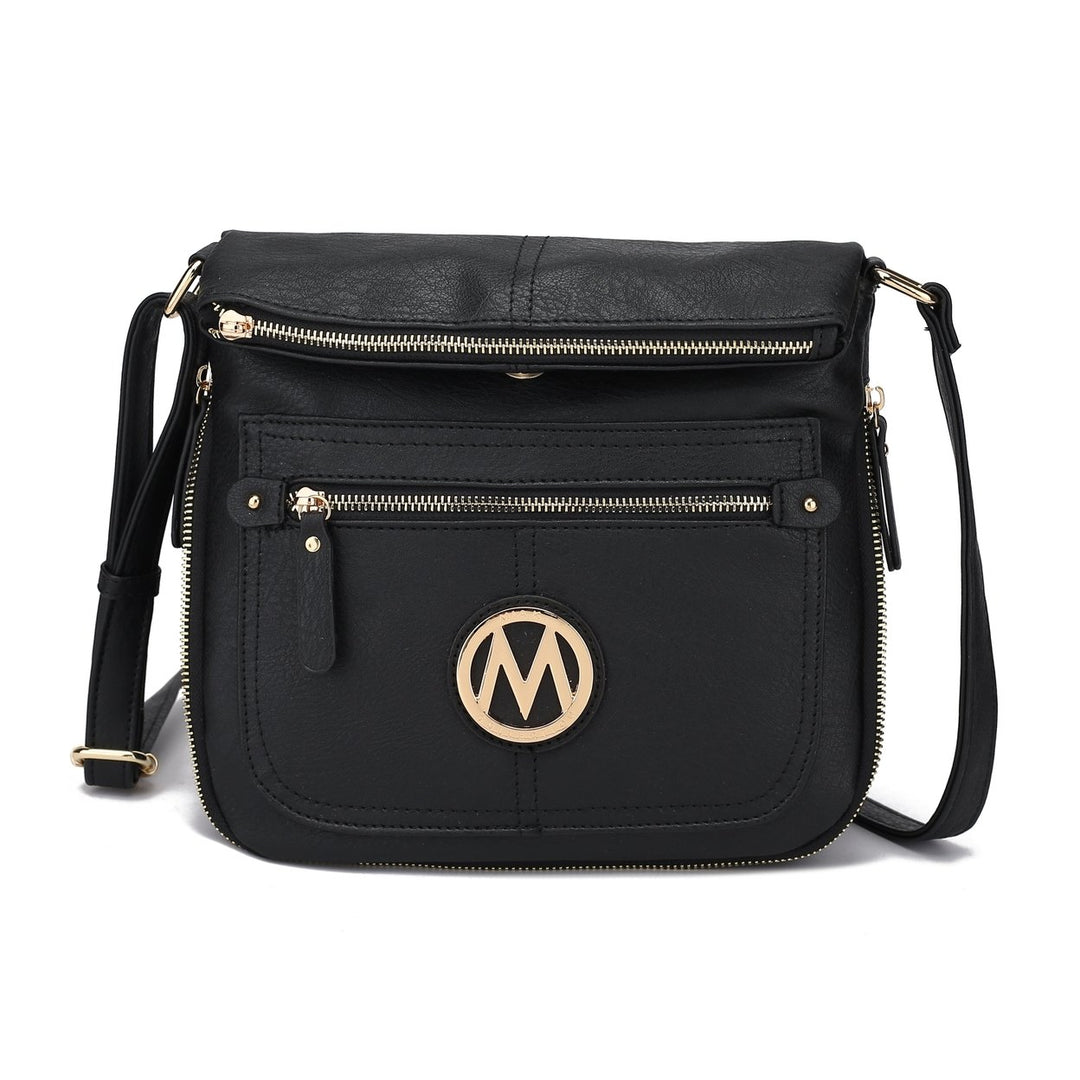 MKFCollection Luciana Crossbody Bag - Vegan Leather Designer Handbag Image 1