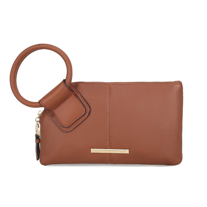 MKFCollection Luna Clutch/Wristlet - Vegan Leather Designer Handbag Image 4