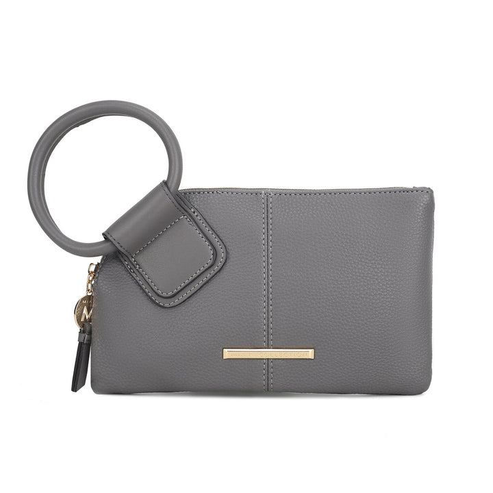 MKFCollection Luna Clutch/Wristlet - Vegan Leather Designer Handbag Image 4