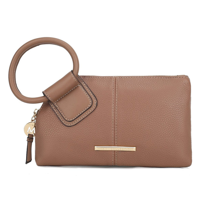 MKFCollection Luna Clutch/Wristlet - Vegan Leather Designer Handbag Image 6