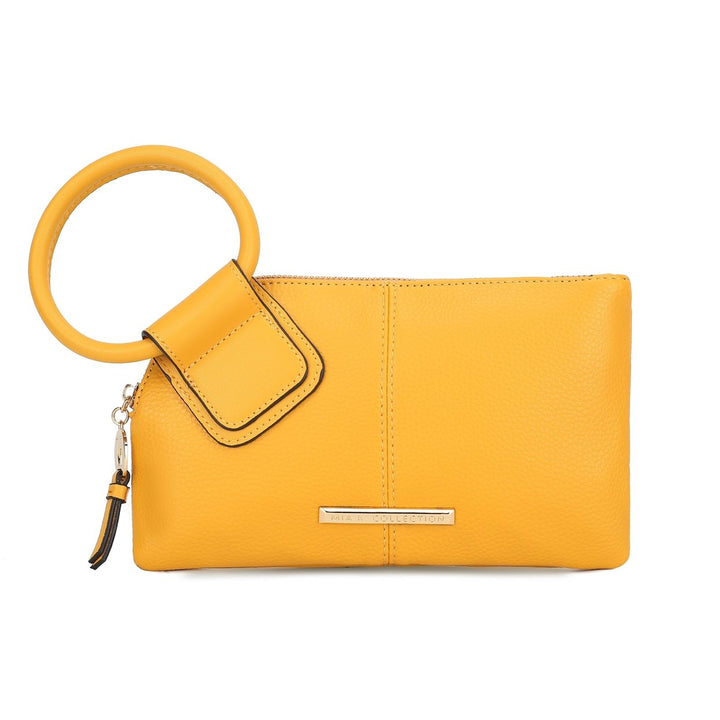 MKFCollection Luna Clutch/Wristlet - Vegan Leather Designer Handbag Image 8