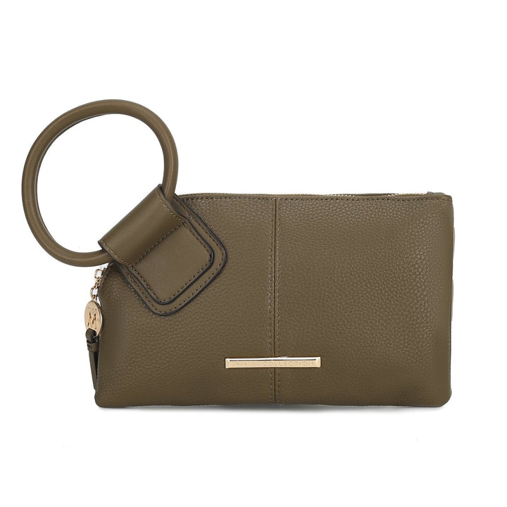 MKFCollection Luna Clutch/Wristlet - Vegan Leather Designer Handbag Image 1