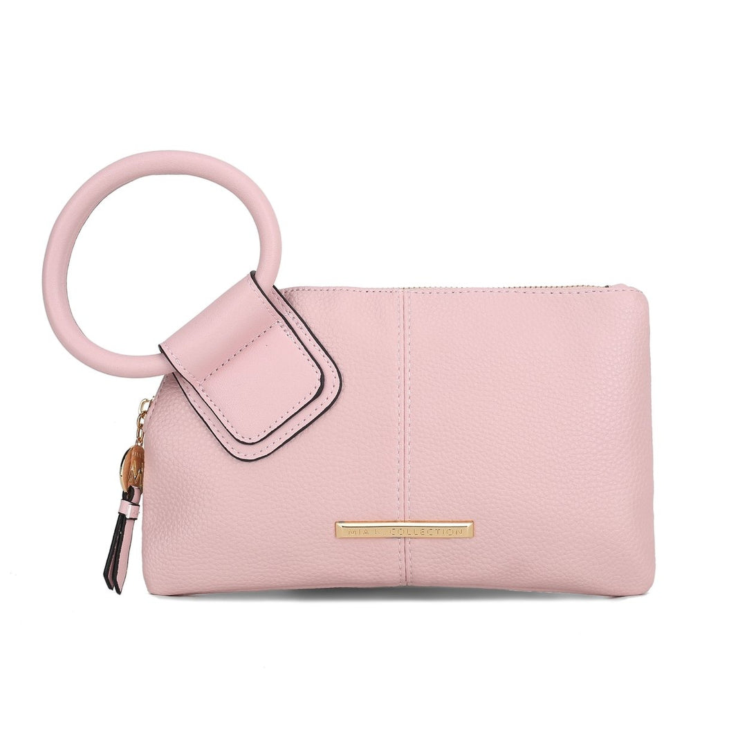 MKFCollection Luna Clutch/Wristlet - Vegan Leather Designer Handbag Image 1