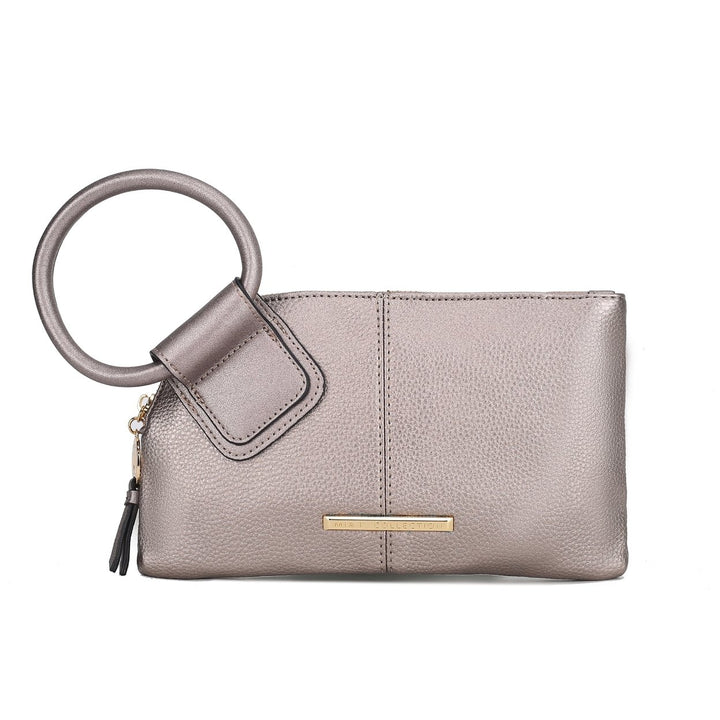 MKFCollection Luna Clutch/Wristlet - Vegan Leather Designer Handbag Image 12