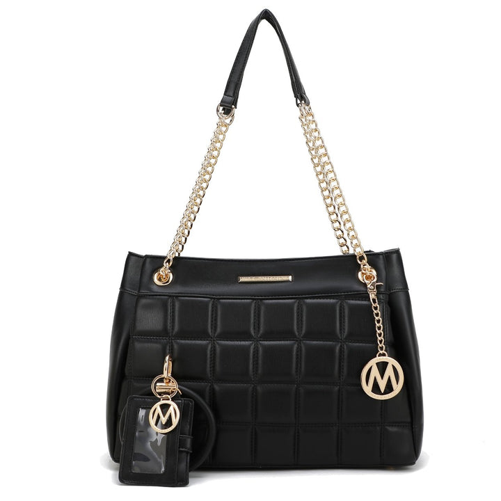 MKFCollection Mabel Shoulder and Set - Vegan Leather Designer Handbag Image 2