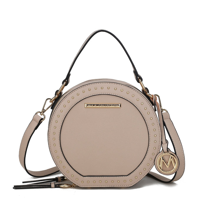 MKFCollection Lydie Crossbody Bag - Vegan Leather Designer Handbag Image 3