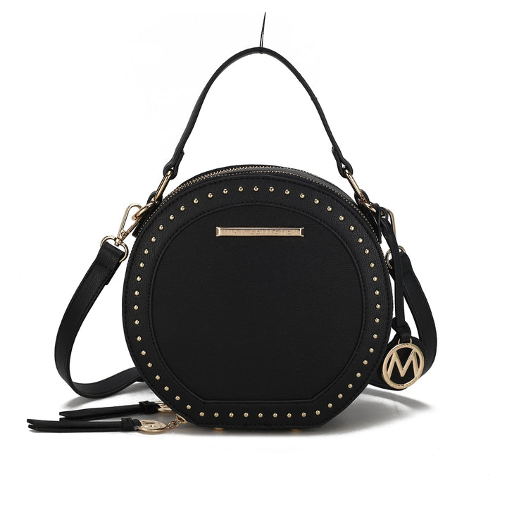 MKFCollection Lydie Crossbody Bag - Vegan Leather Designer Handbag Image 4