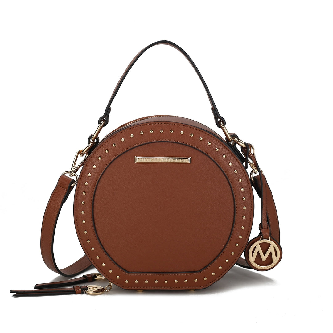 MKFCollection Lydie Crossbody Bag - Vegan Leather Designer Handbag Image 4