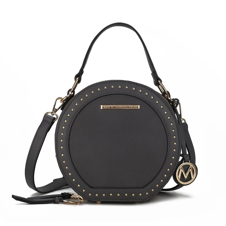 MKFCollection Lydie Crossbody Bag - Vegan Leather Designer Handbag Image 6