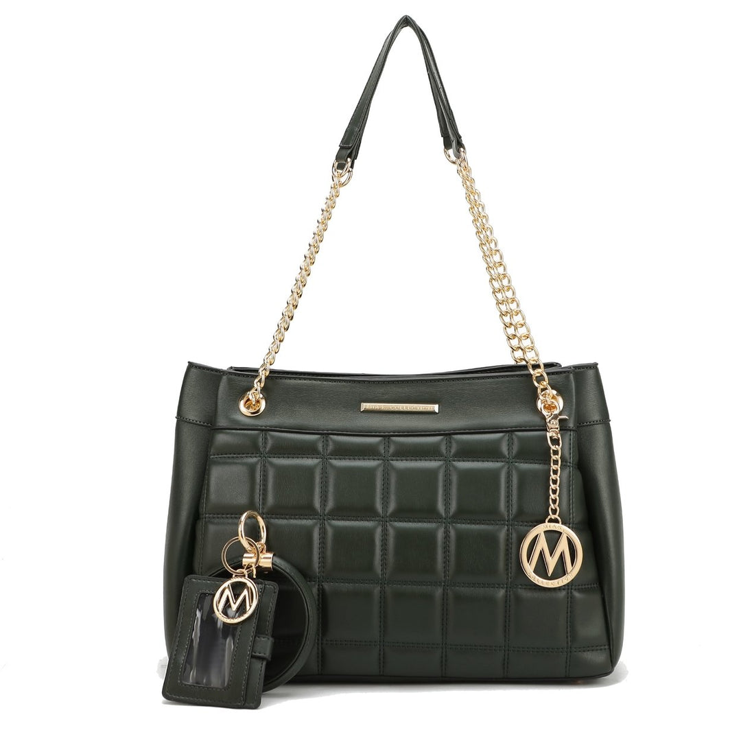 MKFCollection Mabel Shoulder and Set - Vegan Leather Designer Handbag Image 1