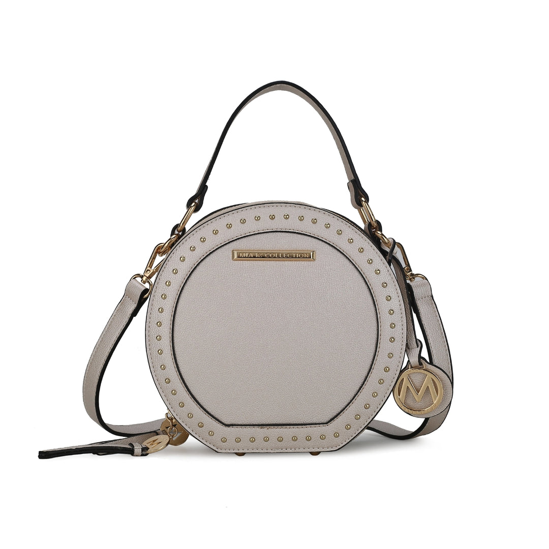 MKFCollection Lydie Crossbody Bag - Vegan Leather Designer Handbag Image 11