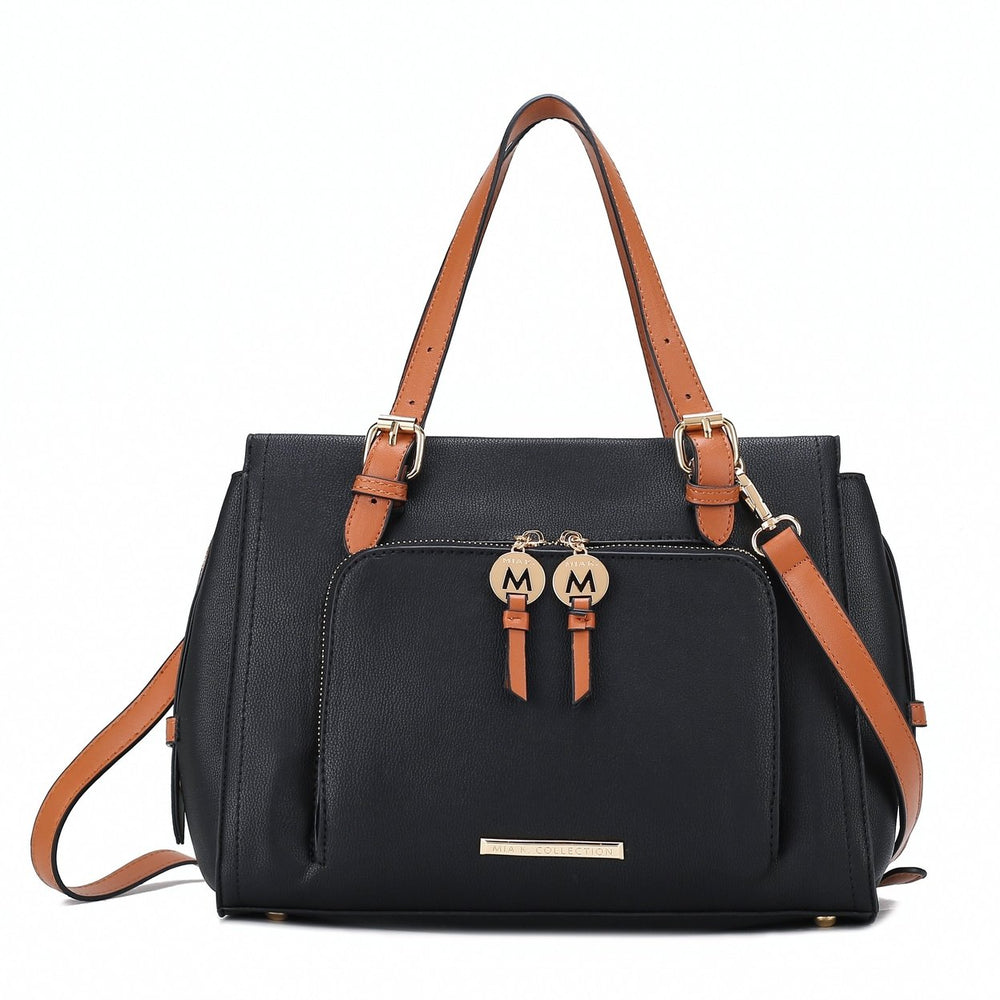 MKFCollection Maisie Shoulder Bag - Vegan Leather Designer Handbag Image 2