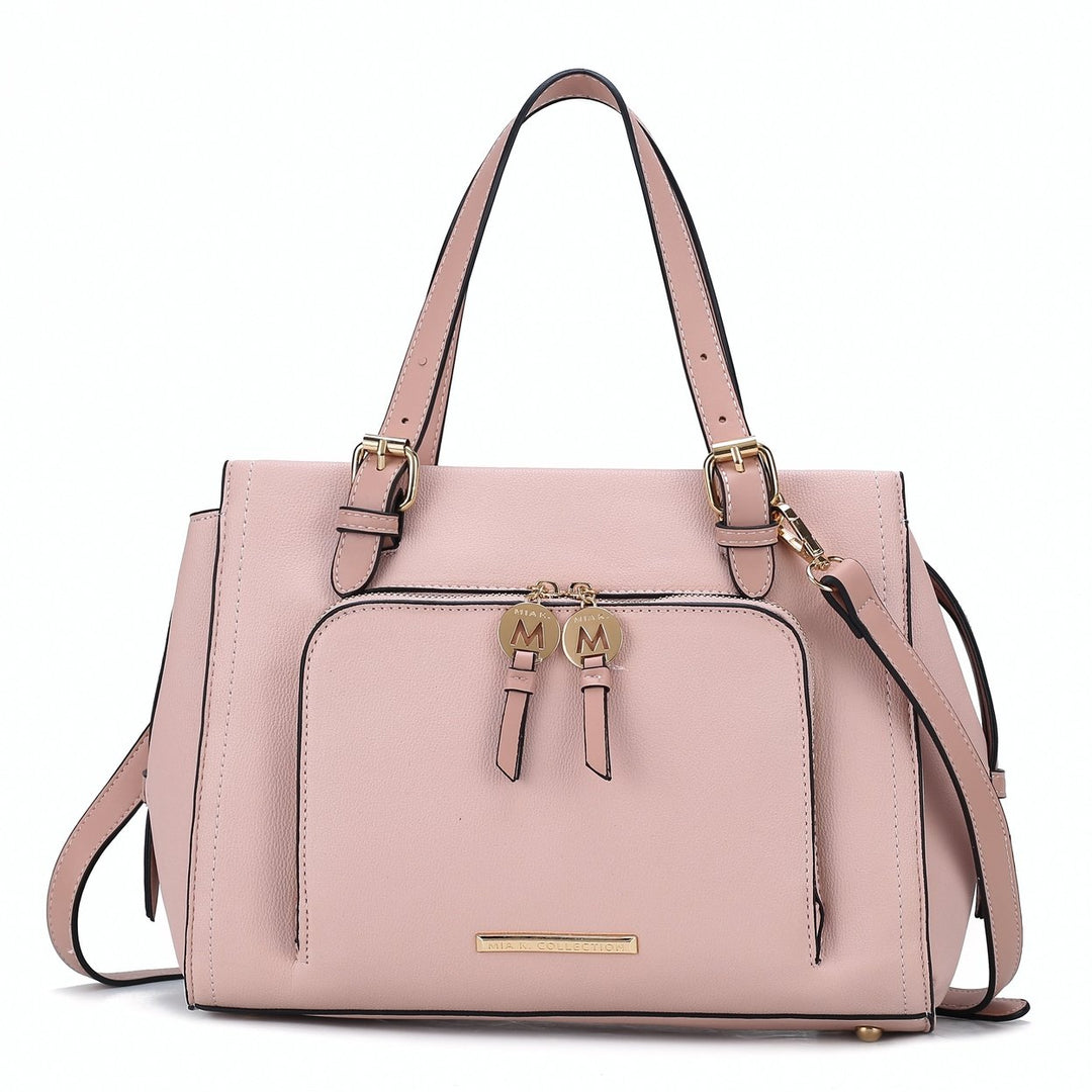 MKFCollection Maisie Shoulder Bag - Vegan Leather Designer Handbag Image 4