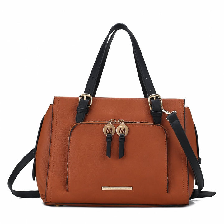 MKFCollection Maisie Shoulder Bag - Vegan Leather Designer Handbag Image 4