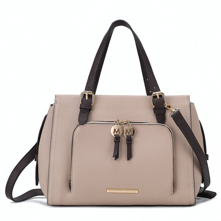 MKFCollection Maisie Shoulder Bag - Vegan Leather Designer Handbag Image 8