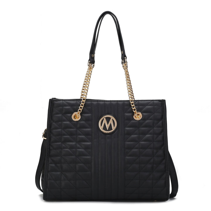 MKFCollection Makenna Shoulder Bag - Vegan Leather Designer Handbag Image 2